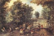 Jan Brueghel The Elder Landscape with a Ford painting